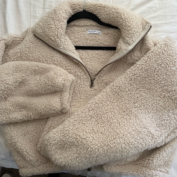 Arizona Cropped Sherpa Sweater - Picture 1 of 4